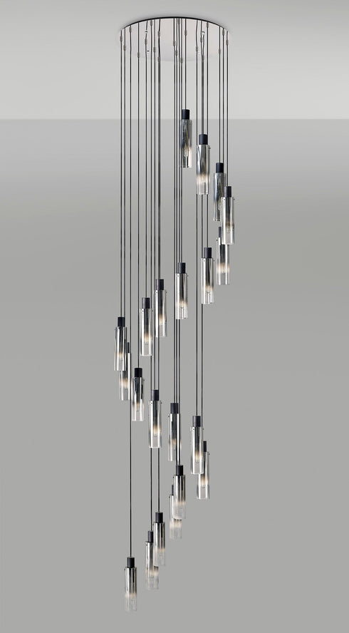 Brooks Slim Round Pendant 21 Light